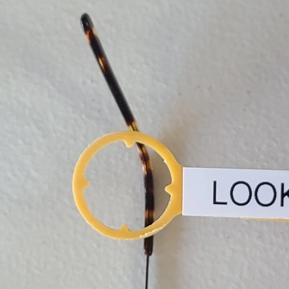 Zenni Eyeglass Frames Brown Rectangle Full Metal Rim with Case Size 51-16-135